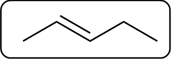 Product of the hydrogenation reaction, showing a saturated hydrocarbon structure.