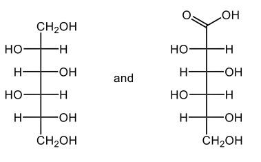 products of reduction/oxidation reaction of D-idose