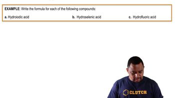 Naming Acids Example 1