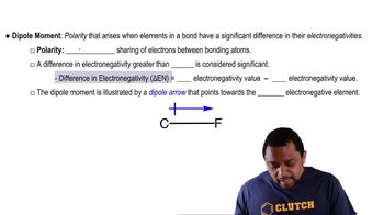 Dipole Moment (Simplified) Concept 2