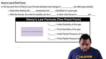 Henry's Law Calculations Concept 2