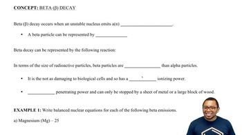 Beta Decay Concept 1