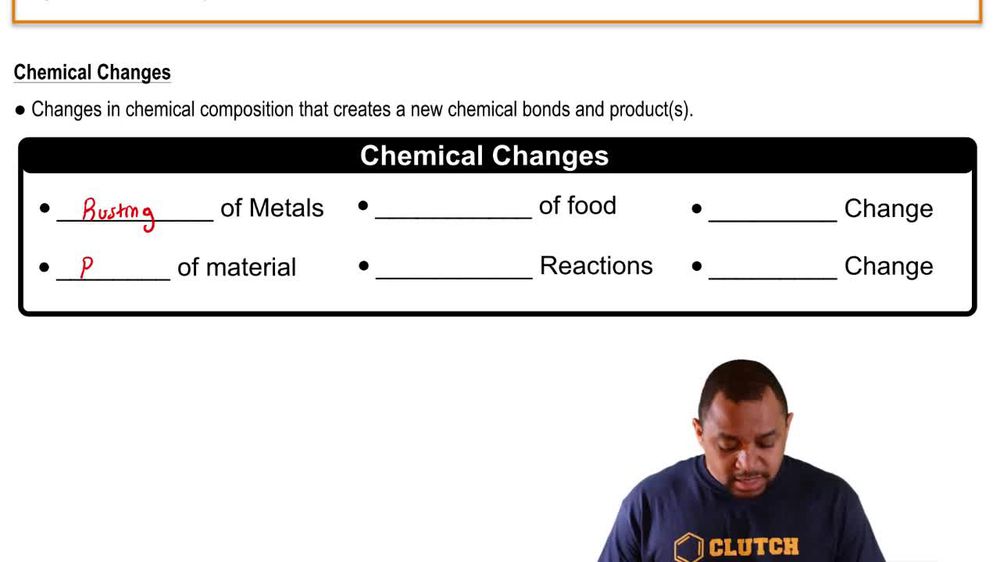 Physical & Chemical Changes Video Tutorial & Practice | Channels for  Pearson+