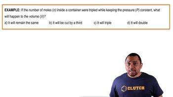 The Ideal Gas Law Applications Example 1