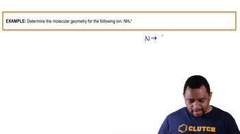 Molecular Geometry (Simplified) Example 2