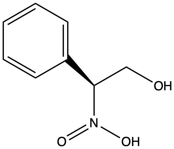 Structure of a hydrolyzed β-lactam with two hydroxyl groups and an amine, showing acid hydrolysis.