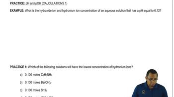 The pH Scale Example 1