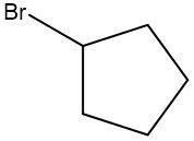 Structure of another bromocyclopentane variant with a bromine substituent.