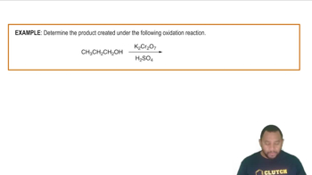 Alcohol Reactions Oxidation Reactions Example 1