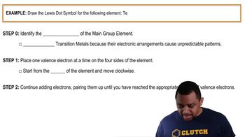 Lewis Dot Symbols (Simplified) Example 2