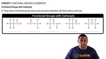 Functional Groups with Carbonyls Concept 3