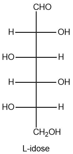 Another representation of L-idose structure in Fischer projection.