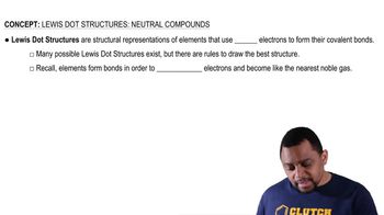 Lewis Dot Structures: Neutral Compounds (Simplified) Concept 1