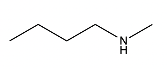 Structure of N-methylpentanamide with a methyl group attached to the nitrogen.