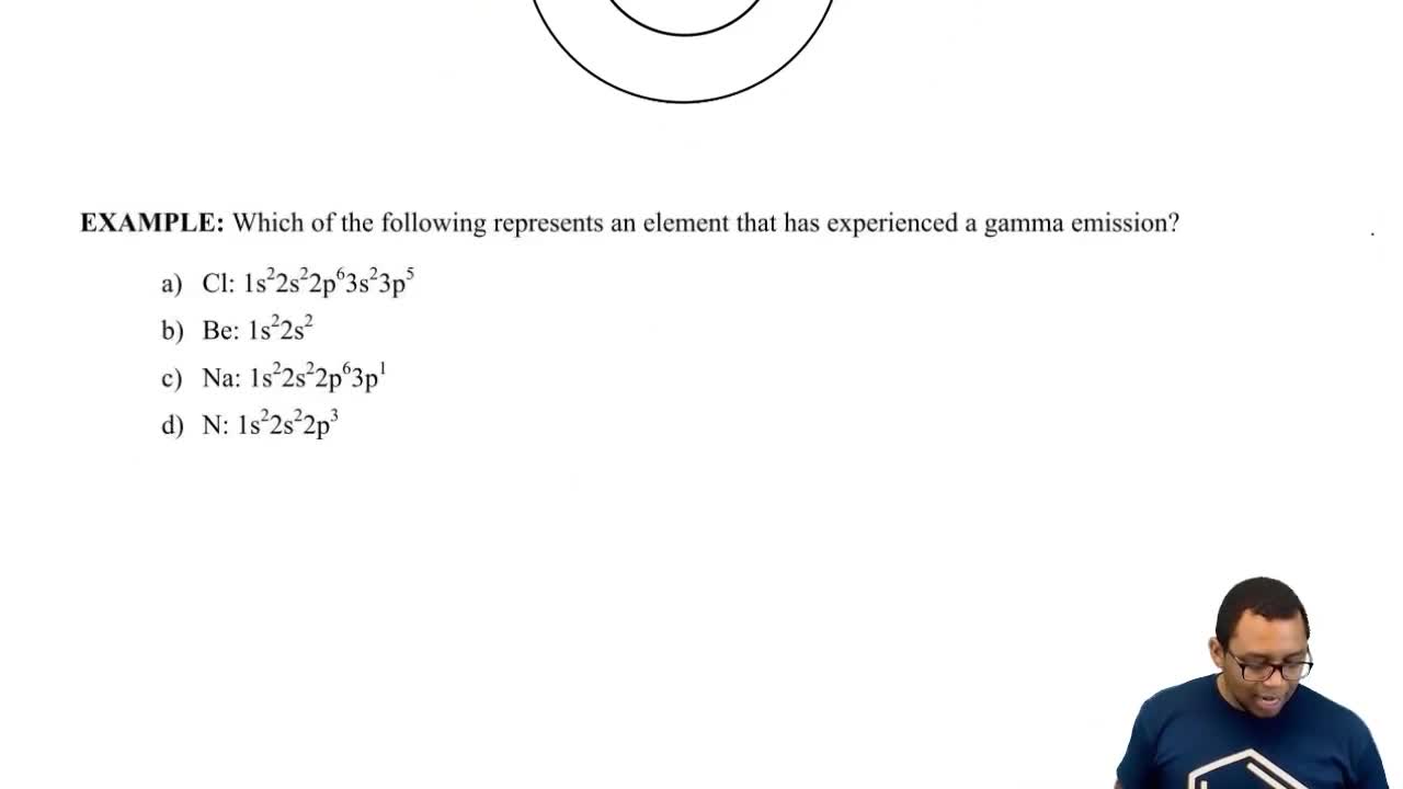 Gamma Emission Example 1