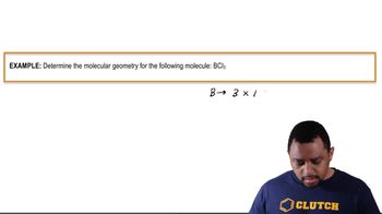 Molecular Geometry (Simplified) Example 1