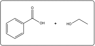 Line-angle structure of hydrolysis products from the third reaction.