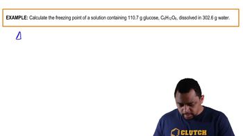 Freezing Point Depression Example 1