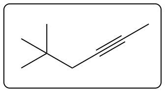 Final proposed product structure of the hydrogenation reaction with two triple bonds.