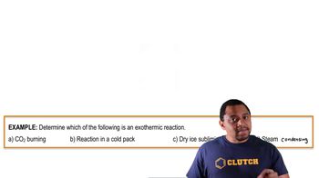 Endothermic & Exothermic Reactions Example 2