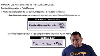 Dalton's Law: Partial Pressure (Simplified) Concept 3