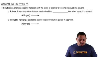 Solubility Rules