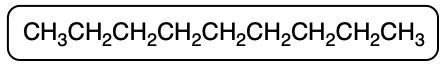 Condensed formula for nonane: CH3(CH2)7CH3