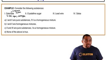 Classification of Matter Example 1