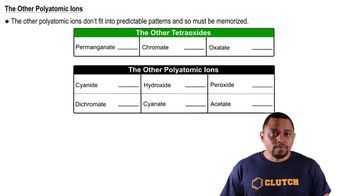 Polyatomic Ions