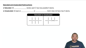 Saturated and Unsaturated Hydrocarbons Concept 2