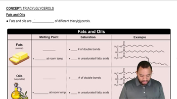 Triacylglycerols Concept 2