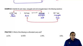 Bronsted Lowry Acids & Bases Example 4