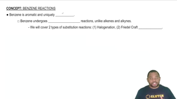 Benzene Reactions Concept 1