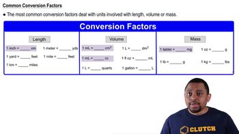 Conversion Factors (Simplified) Concept 2