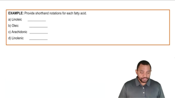 Fatty Acids Example 6