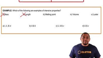 Intensive vs. Extensive Properties Example 1