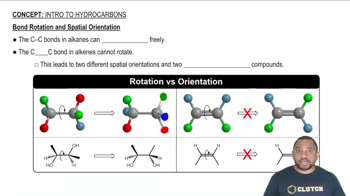 Bond Rotation and Spatial Orientation Concept 3