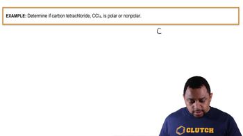 Molecular Polarity (Simplified) Example 1