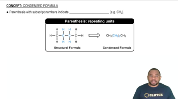 Condensed Formula with Subscript Concept 3