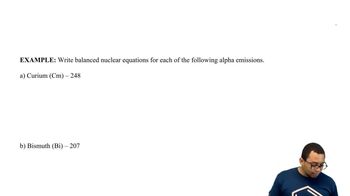 Alpha Decay Example 1