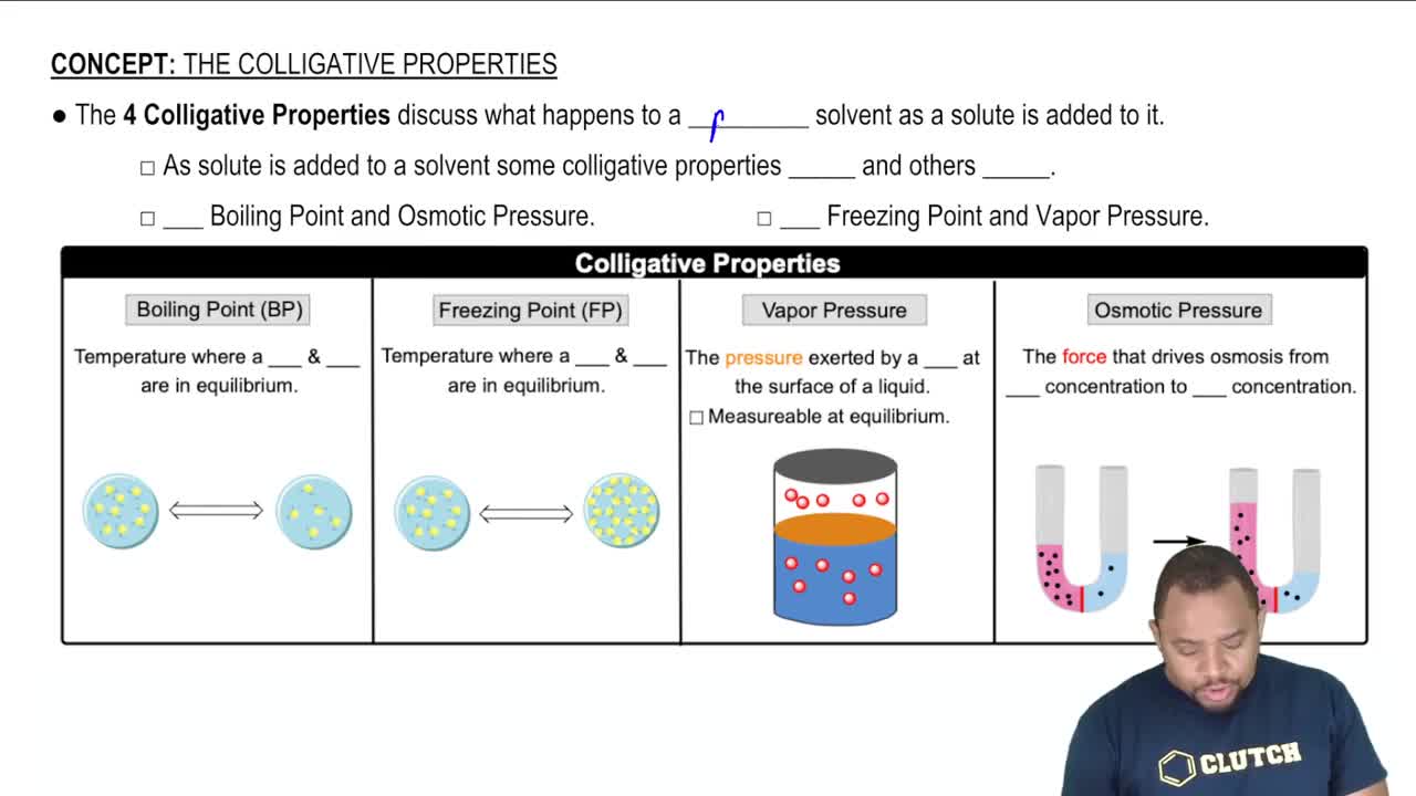 The Colligative Properties Concept 1