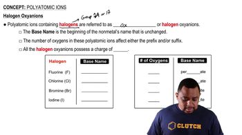 Polyatomic Ions