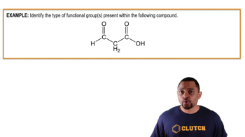 Functional Groups with Carbonyls Example 3