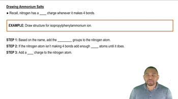 Drawing Ammonium Salts Concept 2