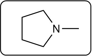 Line-angle formula for cyclopentylamine with a nitrogen atom attached to cyclopentane.