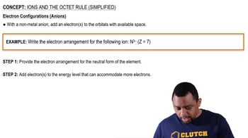 Ions and the Octet Rule (Simplified) Example 3