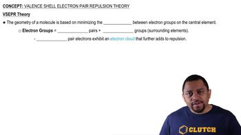 Valence Shell Electron Pair Repulsion Theory (Simplified) Concept 1