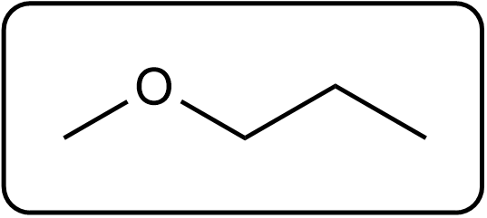 Skeletal structure of CH3CH(OH)CH2CH2CH3 showing carbon and hydroxyl groups.