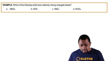 Acid and Base Strength Example 2