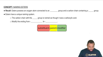 IUPAC Rules for Naming Esters Concept 1